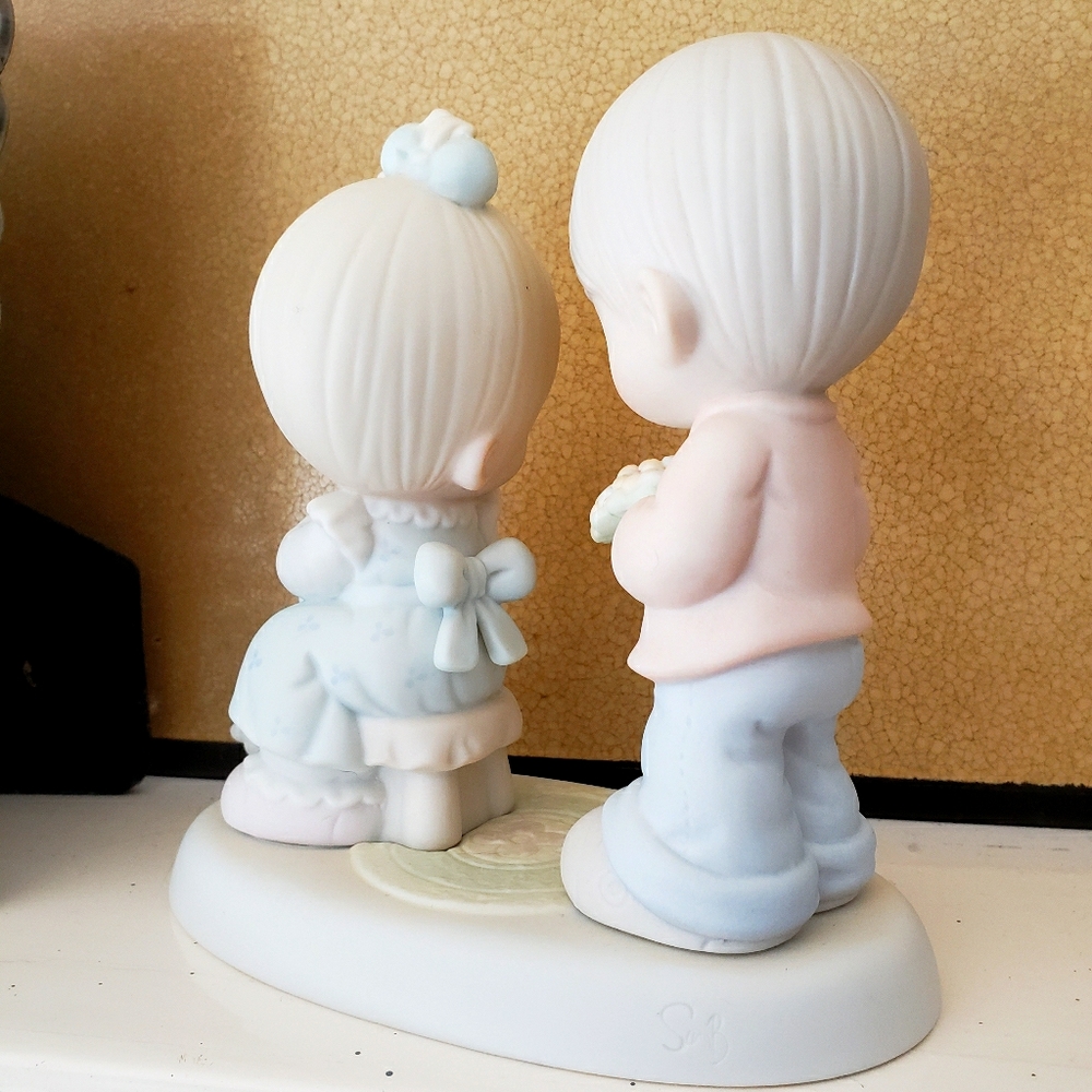 1995 Precious Moments My Love Blooms For You Vintage Collectible Figurine - Picture 2 of 5
